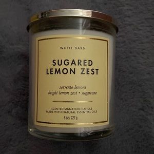 sugared lemon zest by white barn